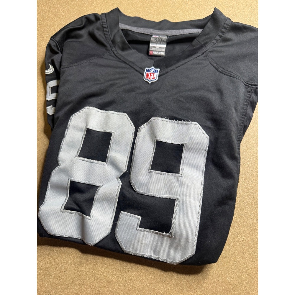 Nike NFL Oakland Raiders Amari Cooper 89 Jersey Mens XXL Black Football On Field